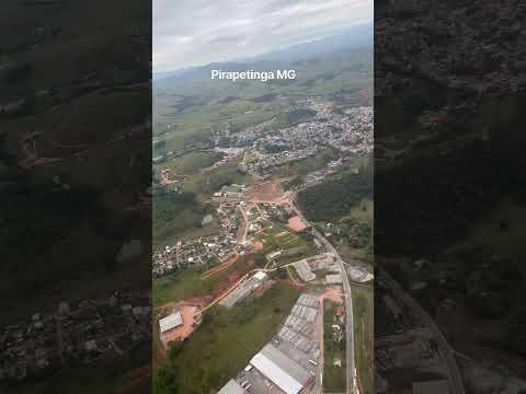 Sobrevoando Pirapetinga MG # #trending #viral