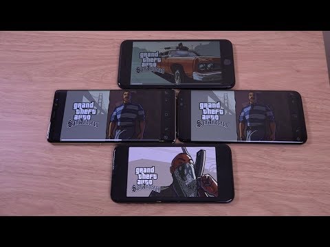 iPhone X vs Samsung Galaxy S8 vs Note 8 vs iPhone 8 - Gaming Comparison!