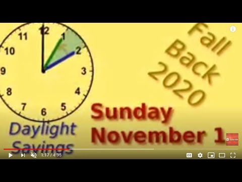 Instructions for Daylight Savings Time 2020 Spring Forward and Fall Back - When to Change the Clocks