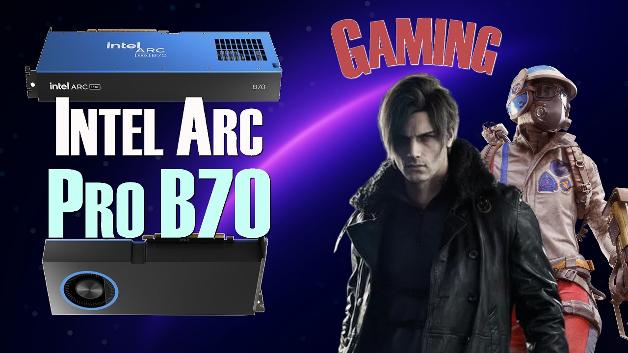 Intel Arc Pro B70 vs. VERY DEMANDING Games (4k, 1440p)