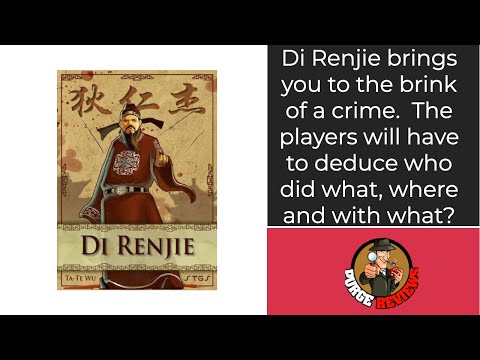 The Purge: # 2752 Di Renjie: The deduction card game that feels like Clue but without all the stuff you hate about Clue