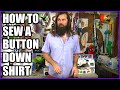 How To Sew A Button Down Shirt Pattern Reading Tutorial Sewing For Beginners Tock Custom