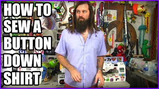 How to sew a Button Down Shirt - Pattern Reading Tutorial - Sewing for Beginners - Tock Custom