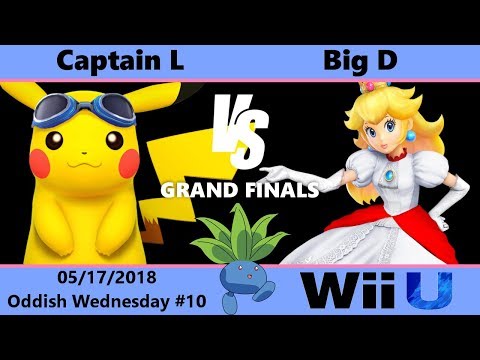 Oddish Wednesday #10: Grand Finals - Captain L (Pikachu, Jigglypuff) vs Big D (Peach)
