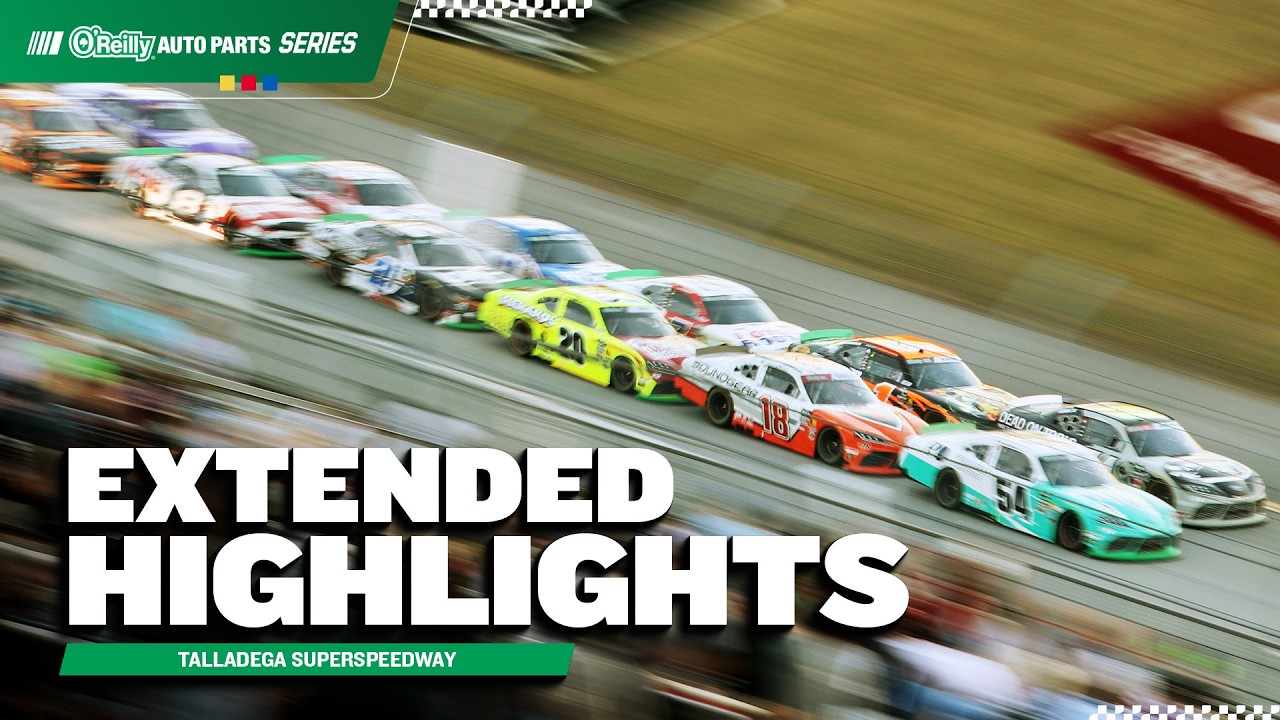 NASCAR O'Reilly Auto Parts Series Highlights from Talladega