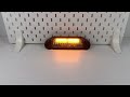 LED svetlo nástenné - biele s oranžovým výstražným svetlom 35W / 10-30V / ECE R65 (236x80x37mm) - Video Youtube