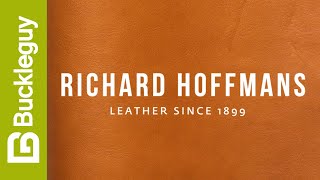 Richard Hoffmans Leather, Palmer | Golden Tan | Full Grain Leather Demo