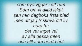 Eva Dahlgren - Vild I Min Mun Lyrics