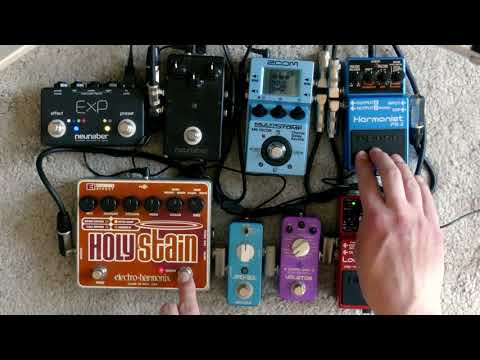 (Stereo) Detune shootout - Neunaber, Zoom, Boss, EHX, Mooer & Valeton