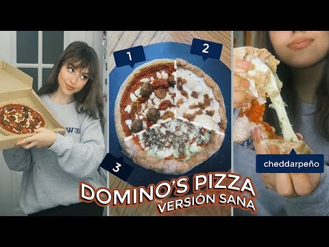 PIZZAS de DOMINO’S  en VERSIÓN SANA! / Borde de Queso, Cabramelizada, NY Meatballs
