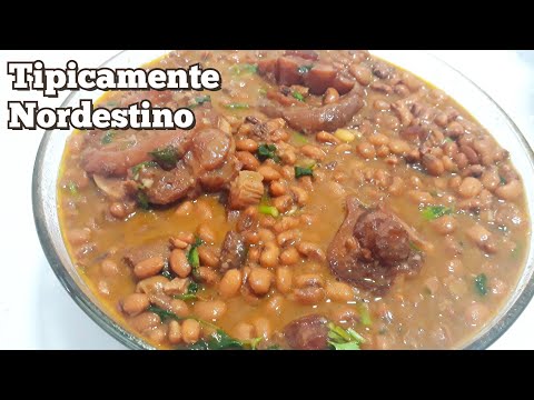 Feijão de Corda com Mocotó / Receita do Nordeste