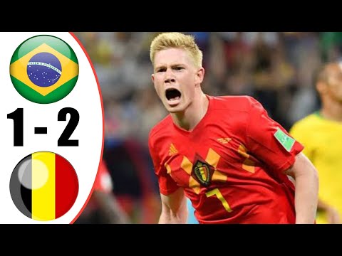 Brazil Vs Belgium 1-2 • FIFA World Cup 2018 Extended Highlights & All Goals HD