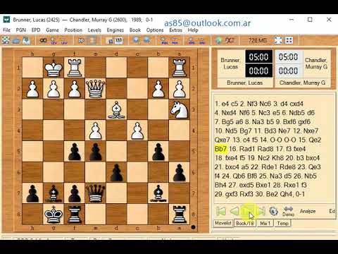 Echecs Chandler Murray g and brunner lucas   0 1     583