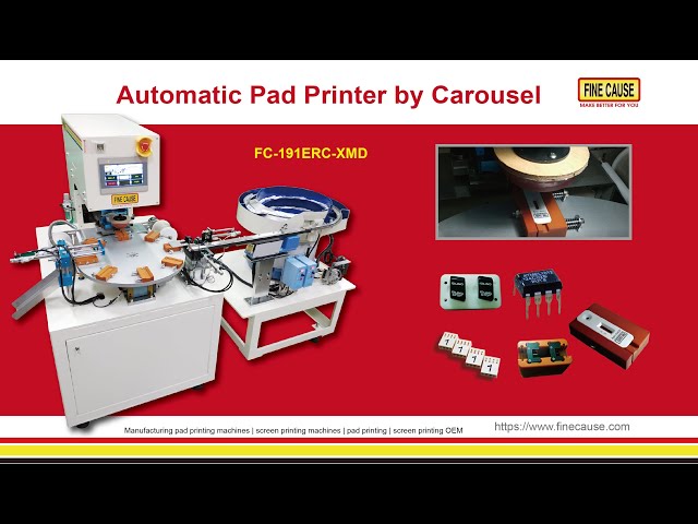 1-Color Automatic Pad Printer by Carousel-FC-191ERC-XMD