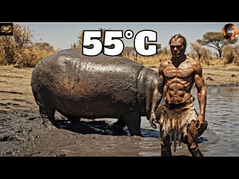 A Prehistoric Human and Ancient Rhino vs 55°C Volcanic Ash | The Rescue Journey