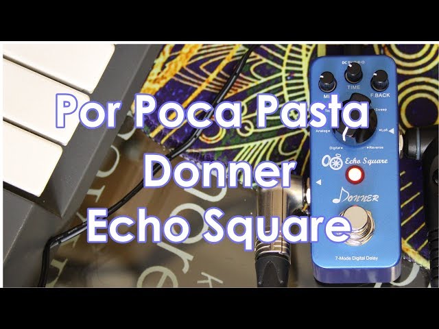 Vídeo relacionado con Donner Echo Square Digital Delay Pedal Guitarra, 7 Modos Pedal de Efectos True bypass para Guitarra