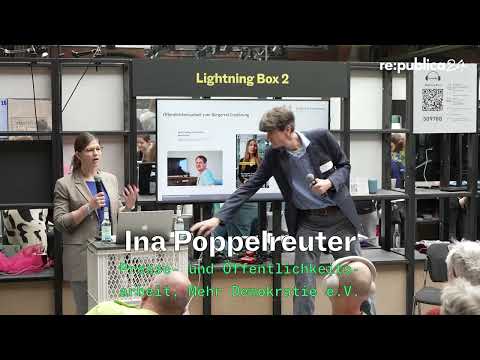 re:publica 2024: Democracies care by lot: Erfahrungen aus den ersten nationalen Bürgerräten ...