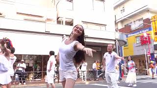 V05　リベルダージ サンバ　G R E S Liberdade ♪ 第41回千束通り納涼大会　浅草サンバカーニバルの公開リハーサル【 エンサイオ テクニコ 第1回 】