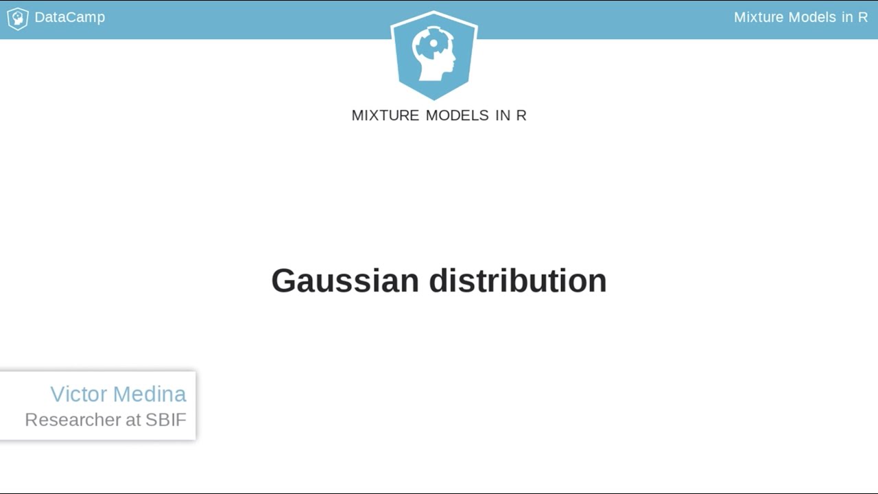 R Tutorial: Gaussian distribution