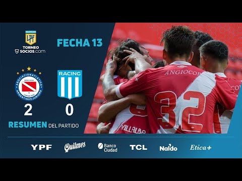 #TorneoSocios | Fecha 13 | resumen de Argentinos - Racing