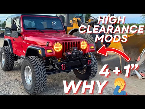 Jeep Wrangler Tj - 4+1” Body Lift Install For High Clearance Mods