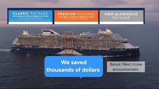 Celebrity Cruise Drinks Package Review | Standard Vs Premium & Next Cruise Announcement!