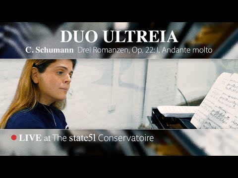 Duo Ultreia perform Clara Schumann's Drei Romanzen, Op. 22 live at The state51 Conservatoire