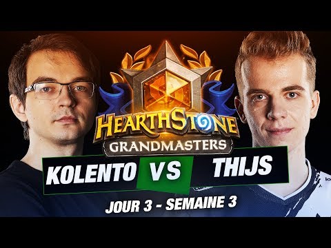 EUROPEAN GRANDMASTERS ► KOLENTO VS THIJS - JOUR 3 SEMAINE 3