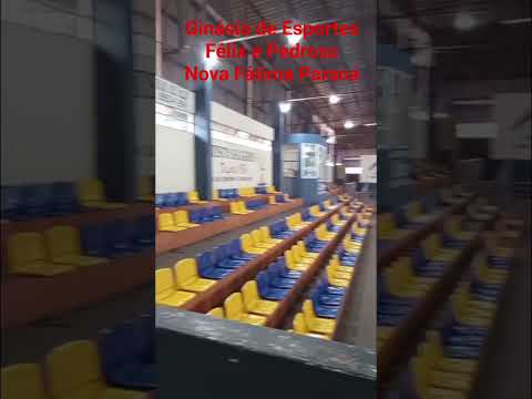 Ginásio de Esportes Félix e Pedroso na linda cidade de Nova Fátima Paraná