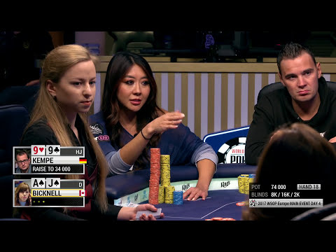 Maria Ho Folds Set of 10s (2017 WSOPE Main Event)