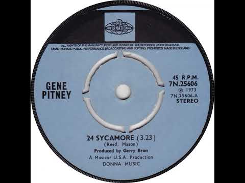 UK New Entry 1973 (87) Gene Pitney - 24 Sycamore