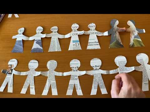 CATENELLE DI BAMBINI CON LA CARTA