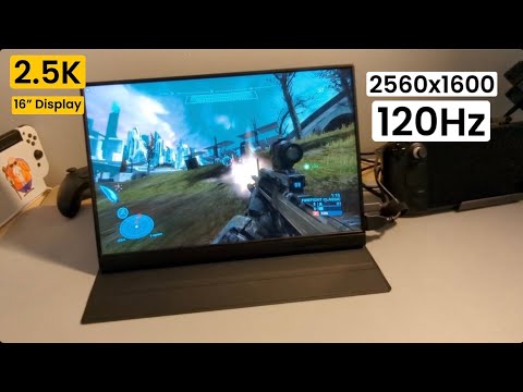 Best Portable Gaming Monitor? - MagicRaven 1600p 120Hz Portable Monitor