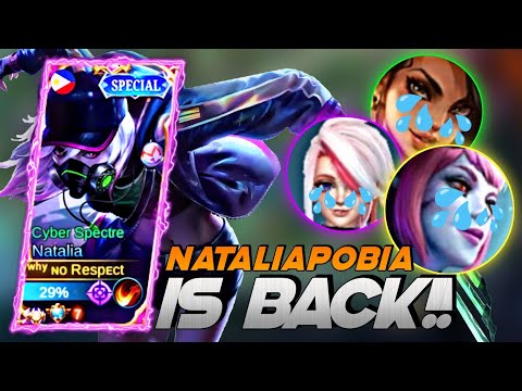 THIS IS WHY THEY CALL ME [ NATALIAPOBIA ] | SUPER FAST ROTATION + INSANE DAMAGE BUILD - MLBB