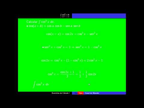 Exercício resolvido - Integral Indefinida de Funções Trigonométricas