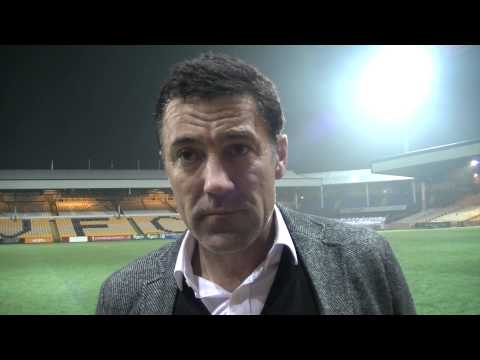 REACTION: Dean Saunders reflects on 3-2 win at Port Vale
