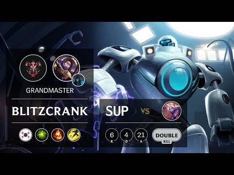 Blitzcrank Support vs Soraka - KR Grandmaster Patch 9.9