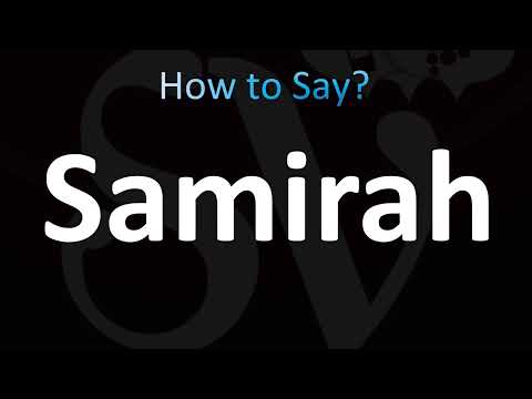 How to Pronounce Samirah (CORRECTLY!)