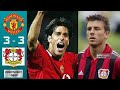 Manchester United 2 x 2 Bayer Leverkusen (Solskjær) ●UCL 2001/2002 Extended Goals & Highlights