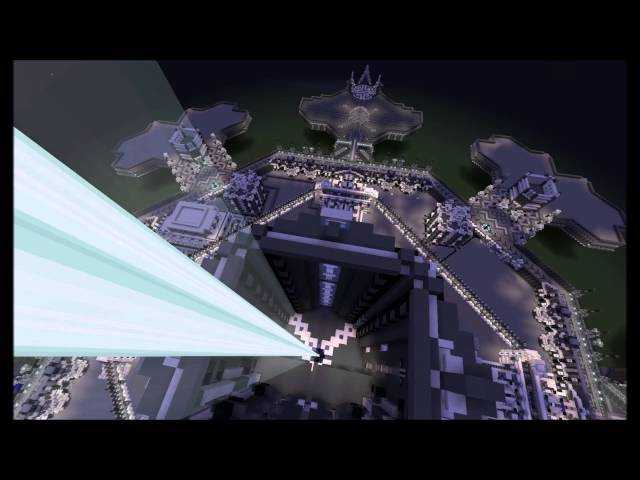 Minecraft futuristic city map 1.7.10 - rewaha