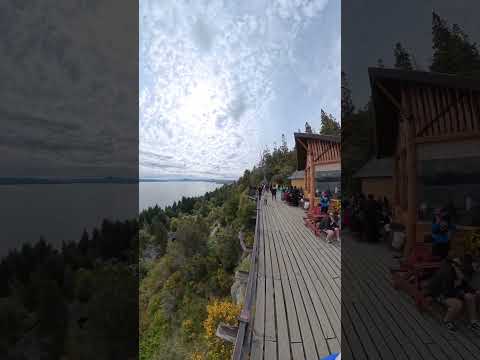 Vista del Rio Negro Bariloche 🇦🇷🩵desde el cerro viejo #gondola #vistas #naturaleza