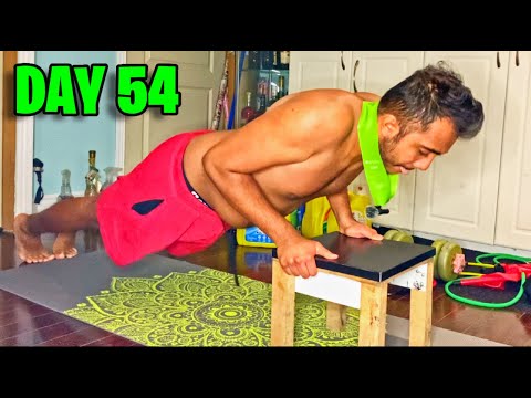 HardGainer Spring Bulk Day 54 - Push & Legs Home Workout