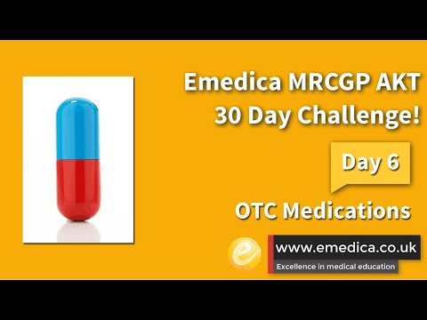 MRCGP AKT 30 Day Challenge - Day 6: OTC Medications