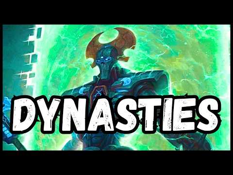 The Necron Dynasties (Mostly Correctly)
