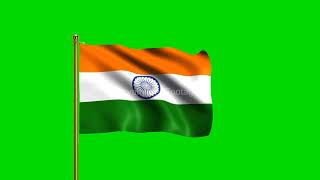 Indian Flag | Green Screen Indian Flag | #Tiranga | 15 august Independence Day | #Indianflag waving