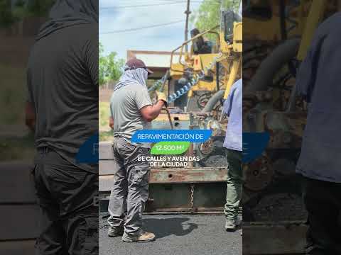 LA REPAVIMENTACIÓN EN LUIS BELTRÁN YA ESTÁ EN MARCHA