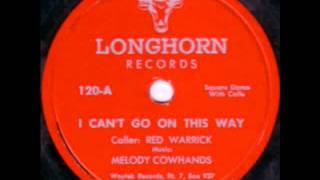 I Can't Go On This Way   Warrick