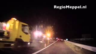 preview picture of video 'Ongeval A32 Steenwijk'