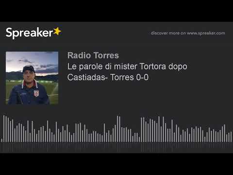 Le parole di mister Tortora dopo Castiadas- Torres 0-0