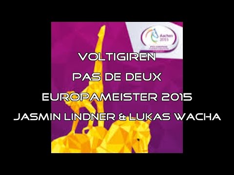 Voltigieren, Europameister Pas de Deux, Jasmin Lindner & Lukas Wacha